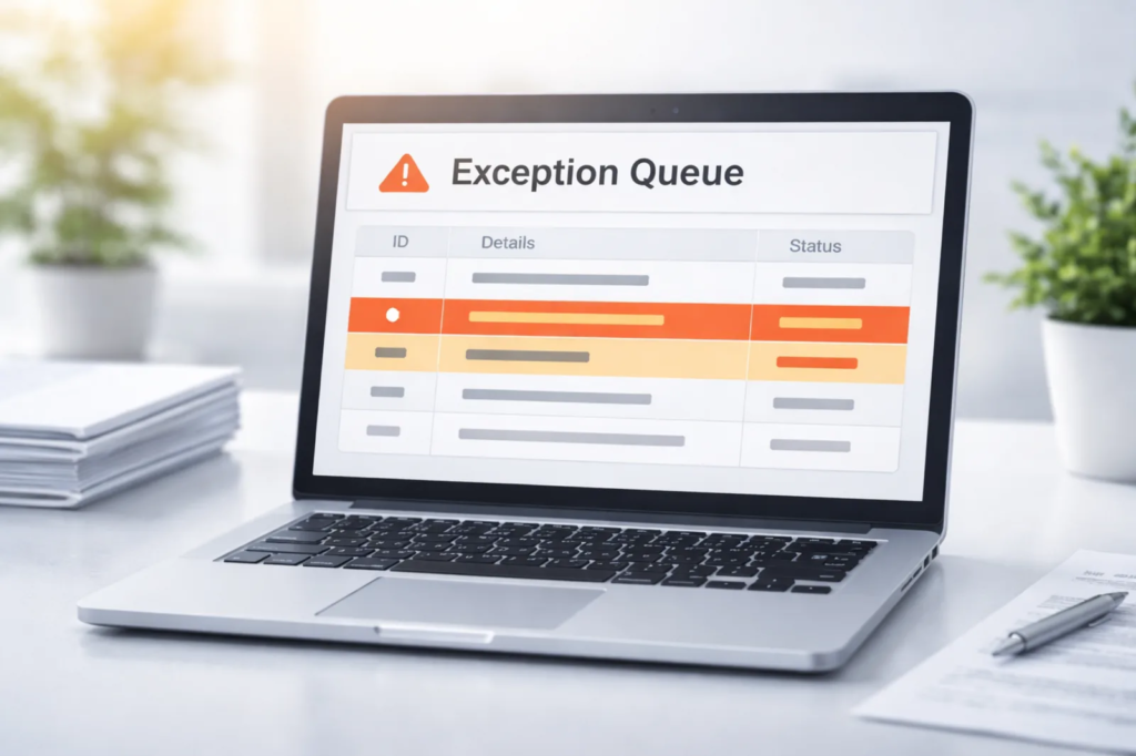 Exception Queue Laptop